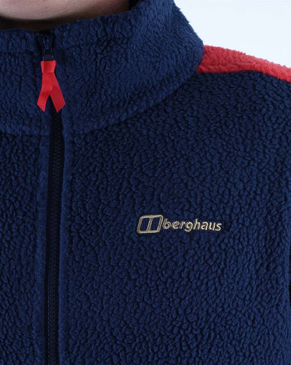 Berghaus Houlton Half Zip Fleece Marineblau/Sand/Rot