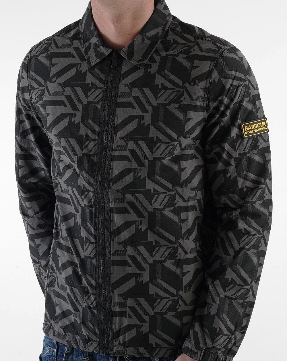 Barbour International Electric Overshirt Anthrazit