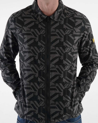 Barbour International Electric Overshirt Anthrazit