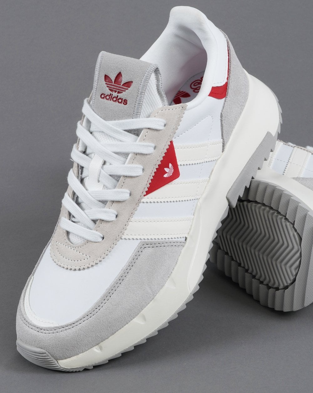 Adidas Retropy F2 Turnschuhe Weiß/Rot