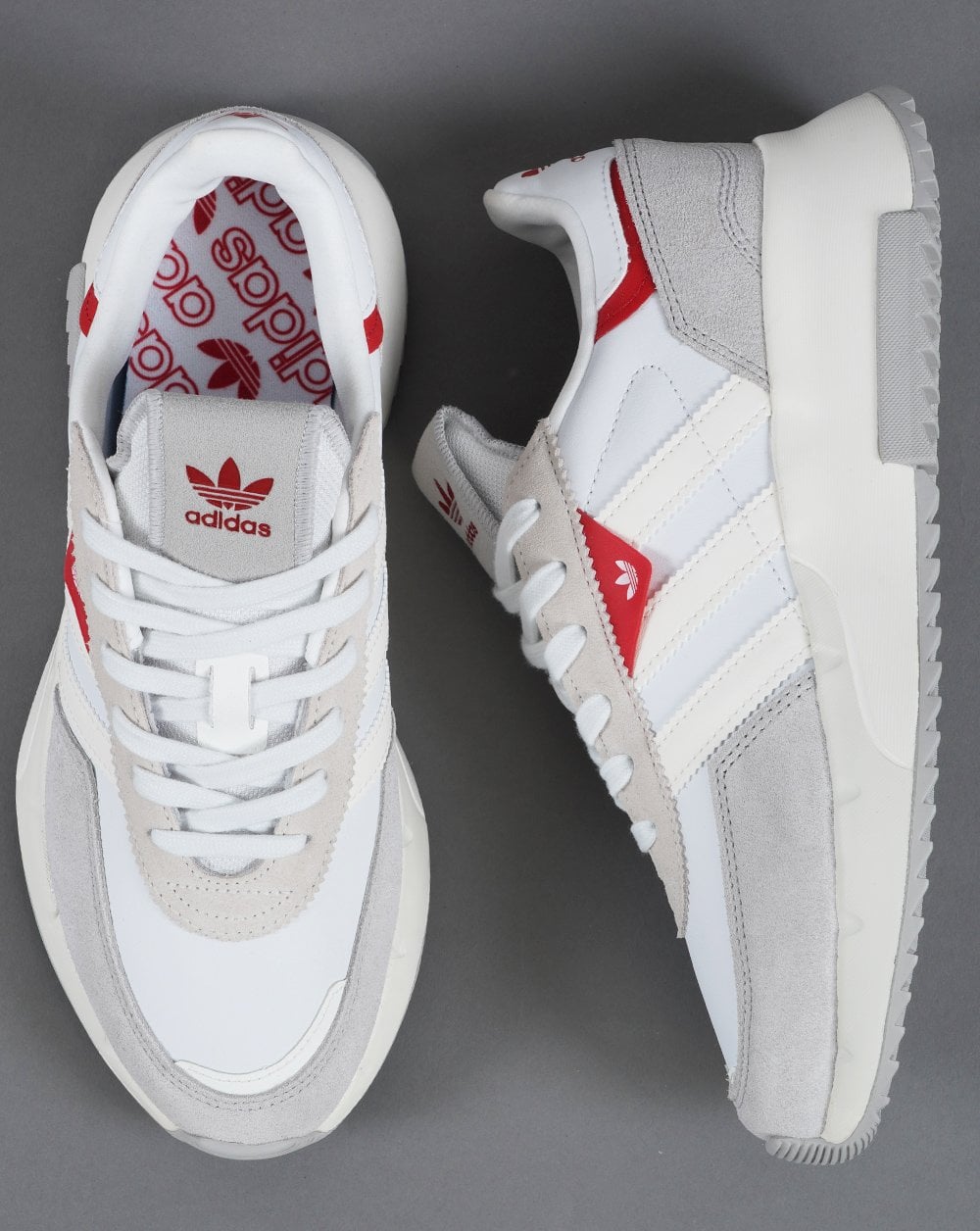 Adidas Retropy F2 Turnschuhe Weiß/Rot