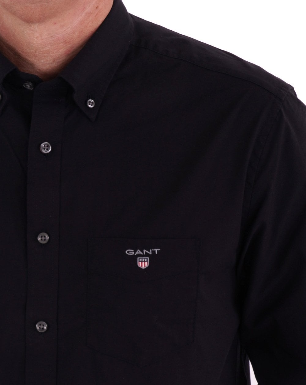 Gant Broadcloth Shirt Black