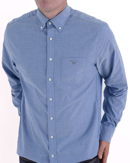 Gant Broadcloth Hemd College Blau