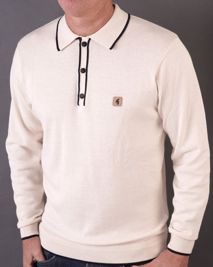 Gabicci Vintage Lineker Langarm-Strickjacke in Creme
