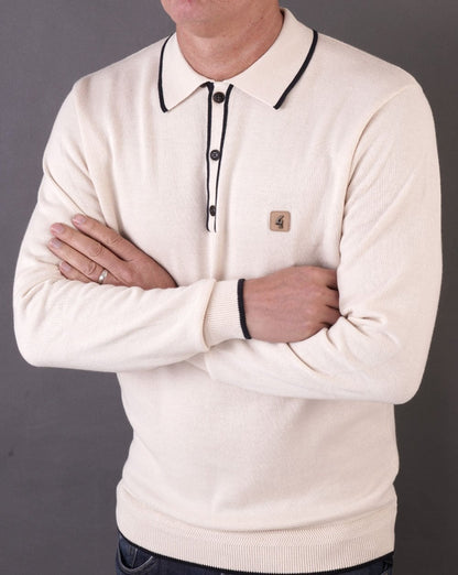 Gabicci Vintage Lineker Langarm-Strickjacke in Creme