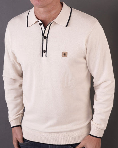 Gabicci Vintage Lineker Langarm-Strickjacke in Creme