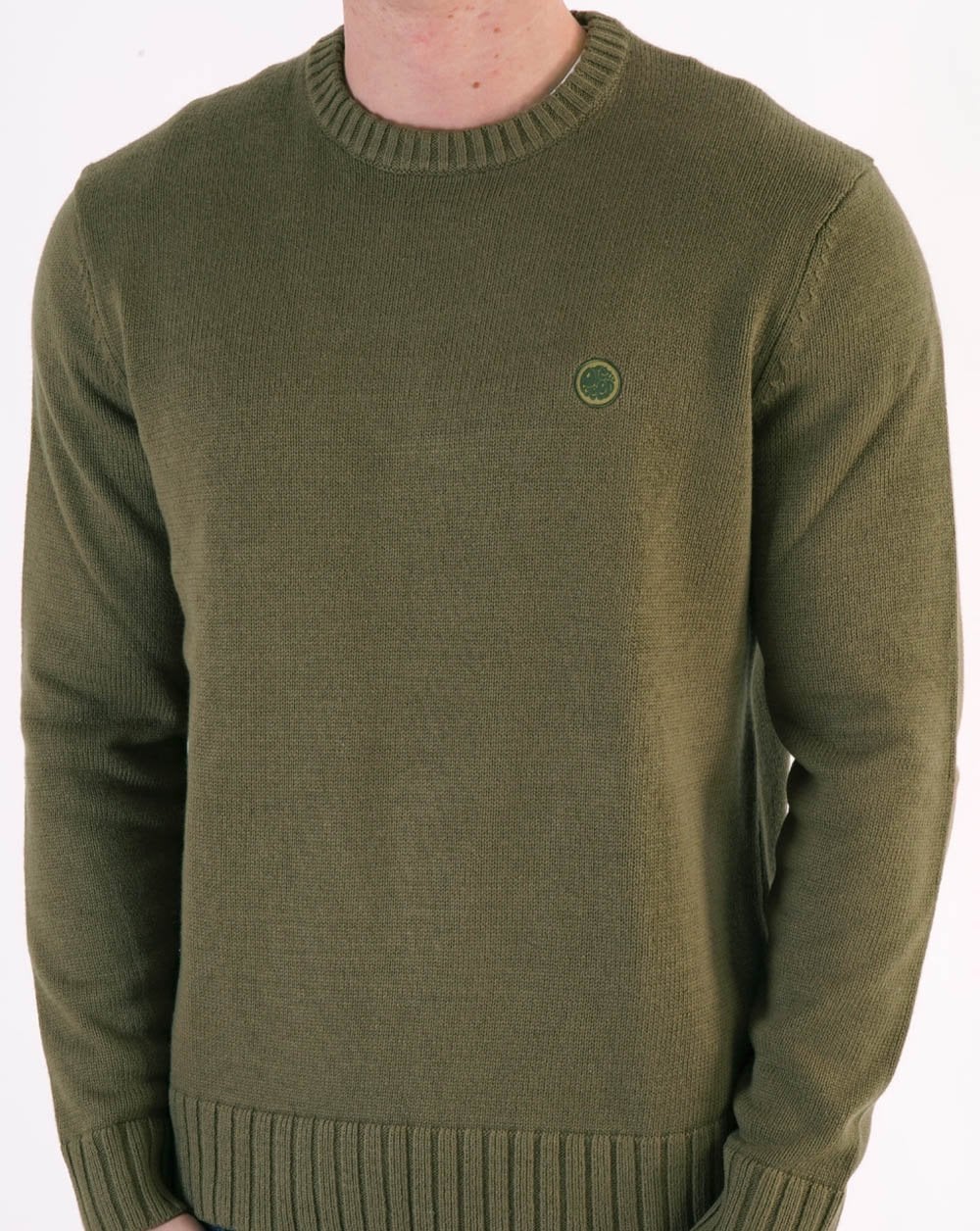 Pretty Green Standards Strickpullover Khakigrün