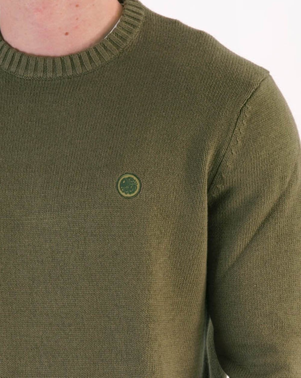 Pretty Green Standards Strickpullover Khakigrün