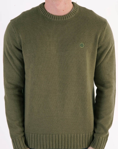 Pretty Green Standards Strickpullover Khakigrün