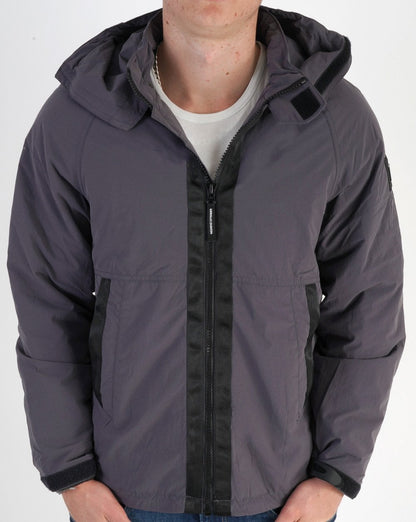 Weekend Offender Wattierte Vienna Jacke Anthrazit