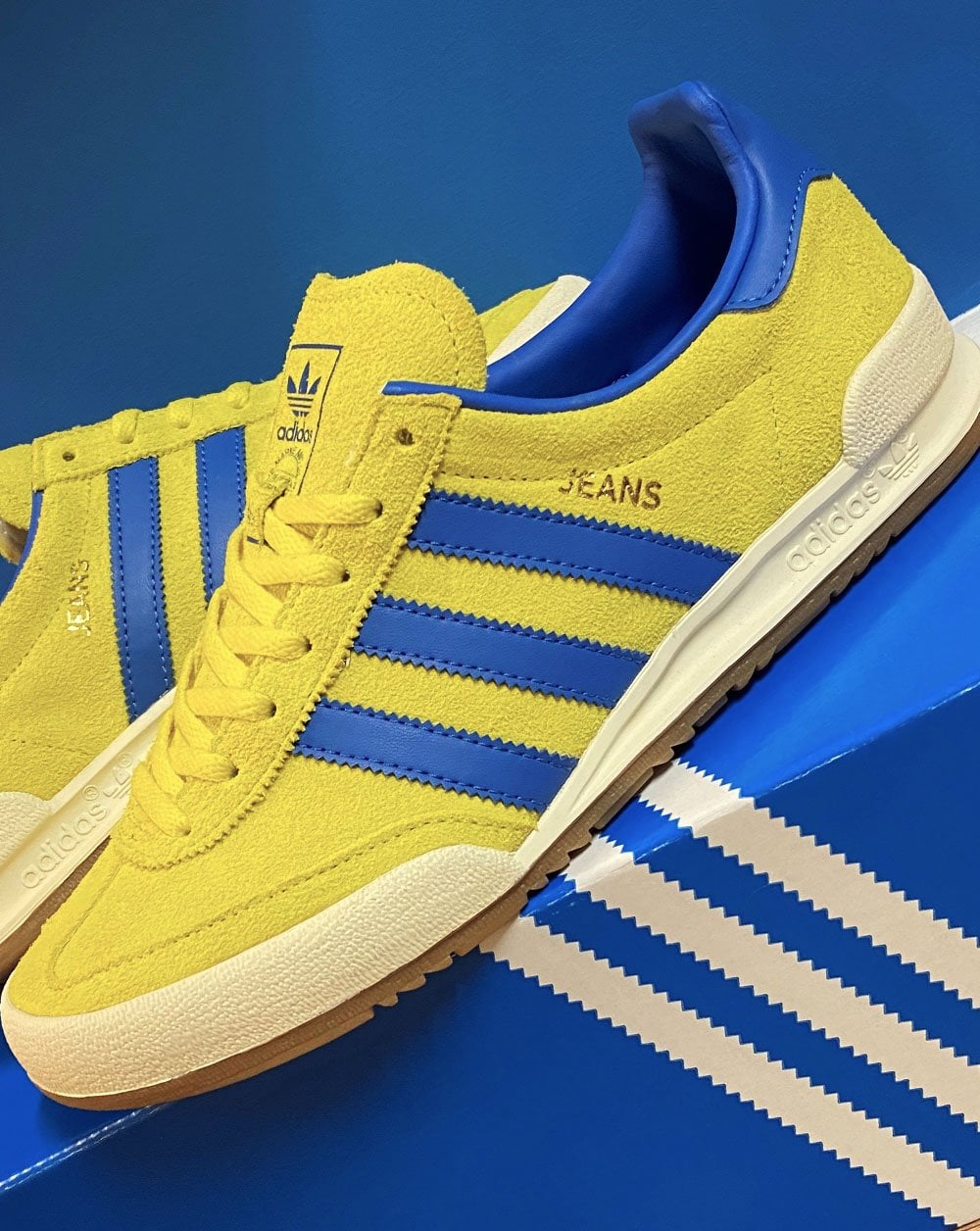 Adidas Jeans Sneakers Gelb/Blau