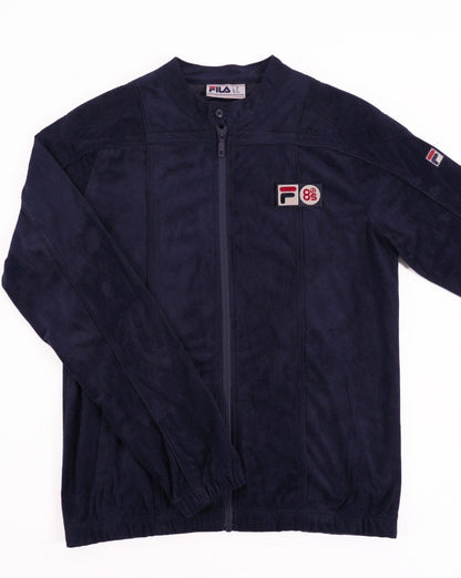 Fila Vintage Terrinda Mk3 Pro Badge Trainingsjacke, Marineblau