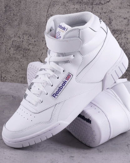 Reebok – Ex-o-fit Hi – Weiße Turnschuhe