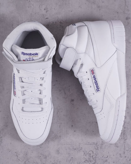 Reebok – Ex-o-fit Hi – Weiße Turnschuhe