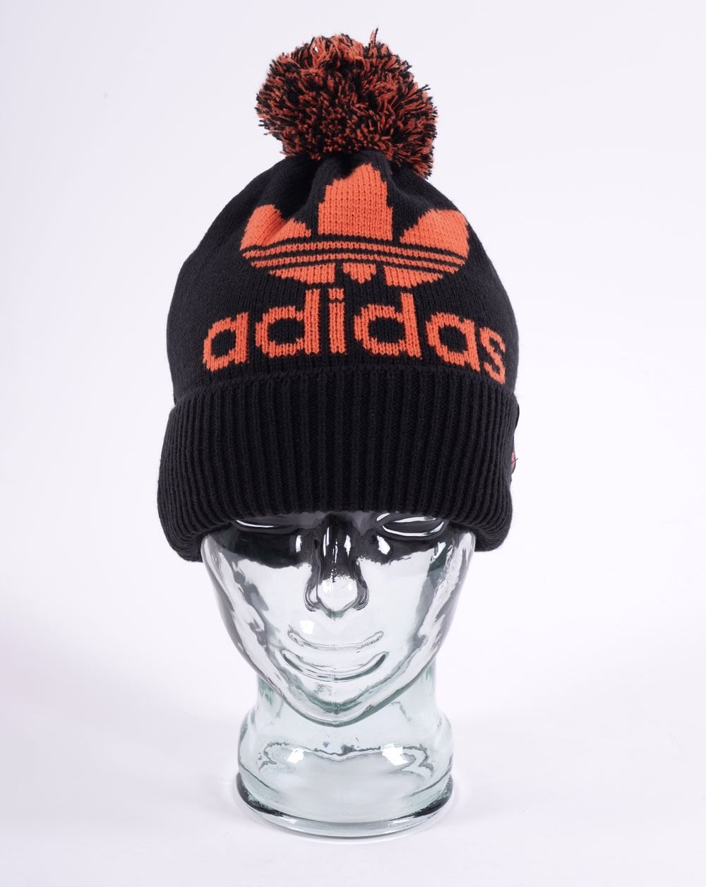 Adidas Originals Bommelmütze Schwarz/Orange