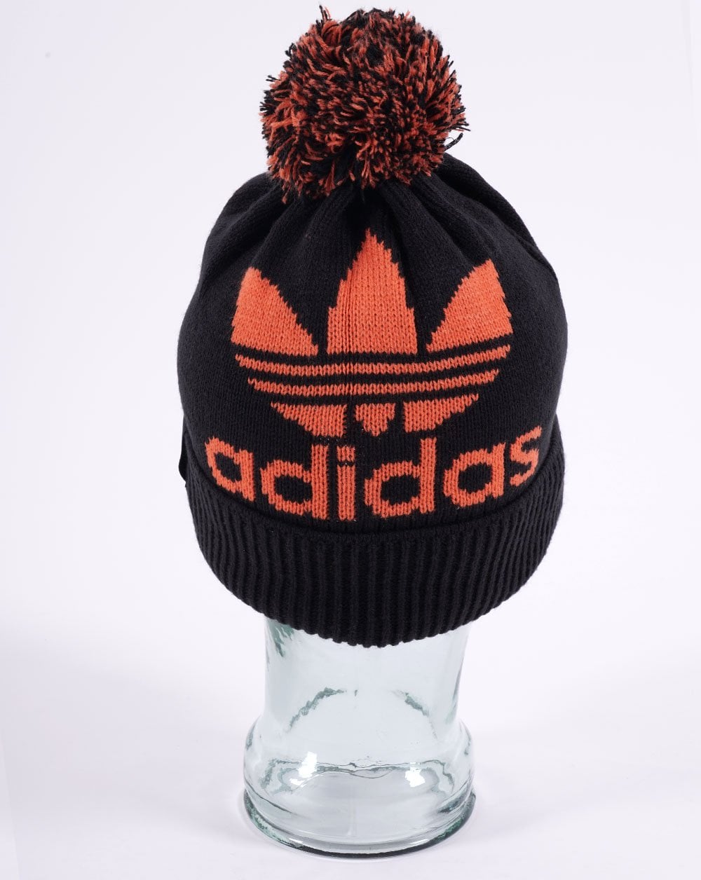 Adidas Originals Bommelmütze Schwarz/Orange