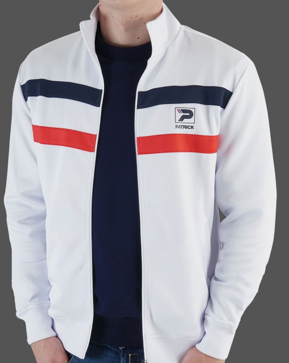 Patrick Jimmy Track Top White