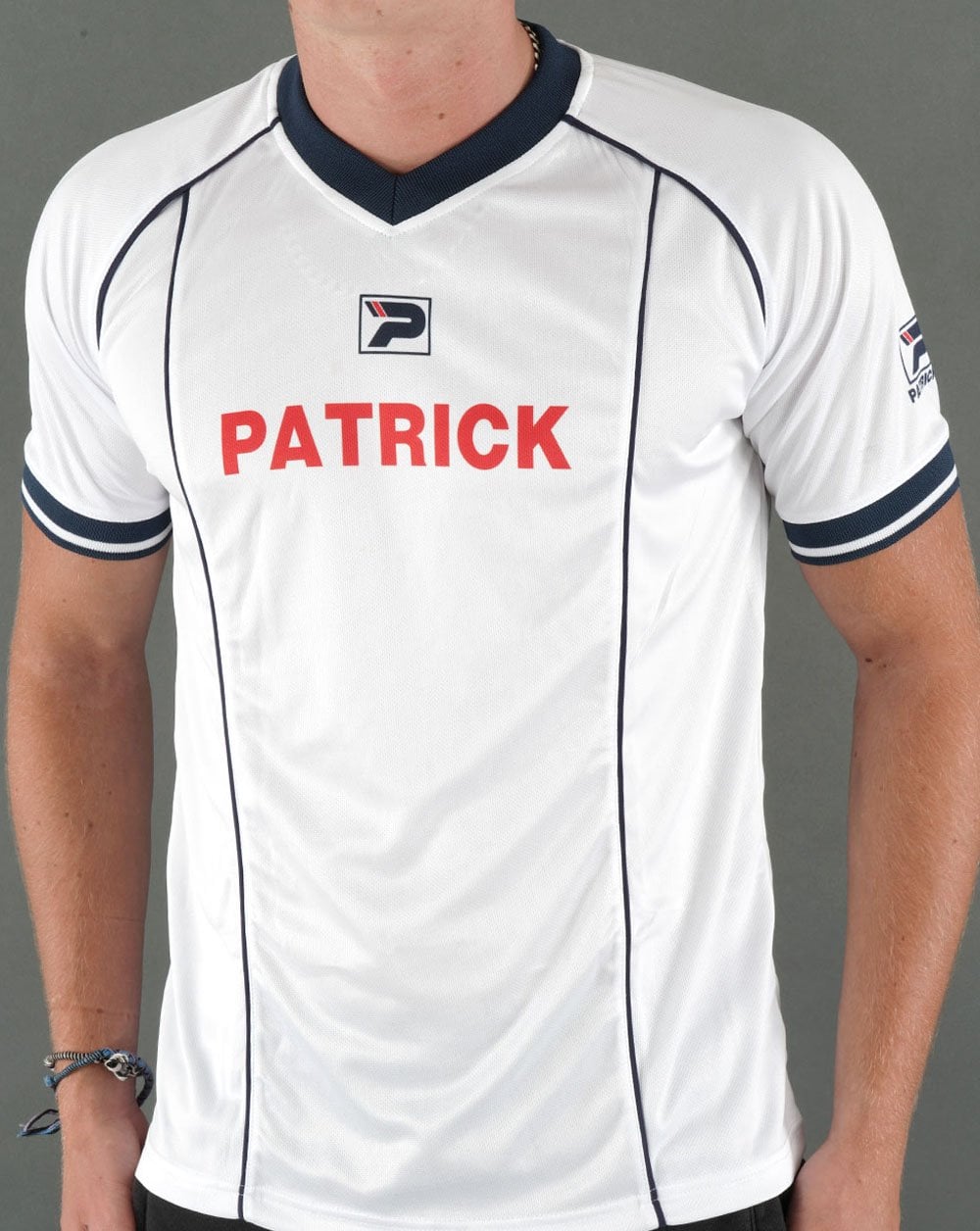 Patrick 80s Football Shirt White