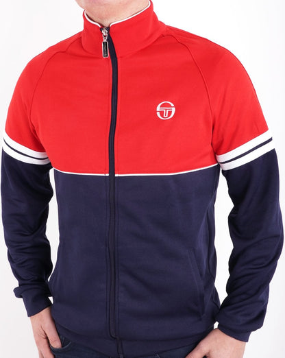 Sergio Tacchini Orion Trainingsjacke Rot/Marineblau