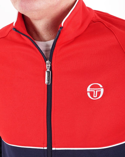 Sergio Tacchini Orion Trainingsjacke Rot/Marineblau