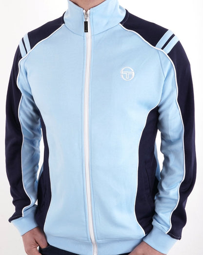 Sergio Tacchini Iceberg Trainingsjacke Himmelblau/Marineblau/Weiß