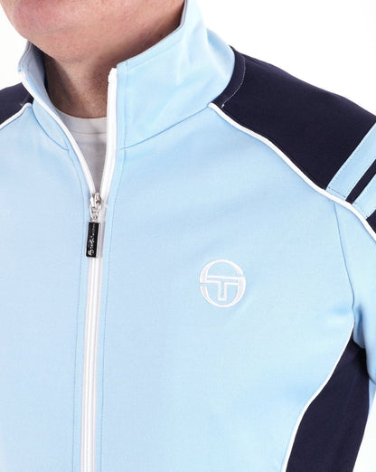 Sergio Tacchini Iceberg Trainingsjacke Himmelblau/Marineblau/Weiß