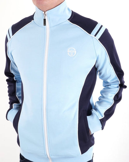 Sergio Tacchini Iceberg Trainingsjacke Himmelblau/Marineblau/Weiß