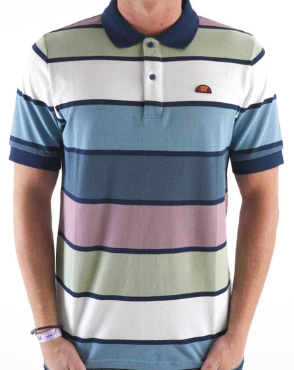 Ellesse – Kyle – Gestreiftes Poloshirt, mehrfarbig