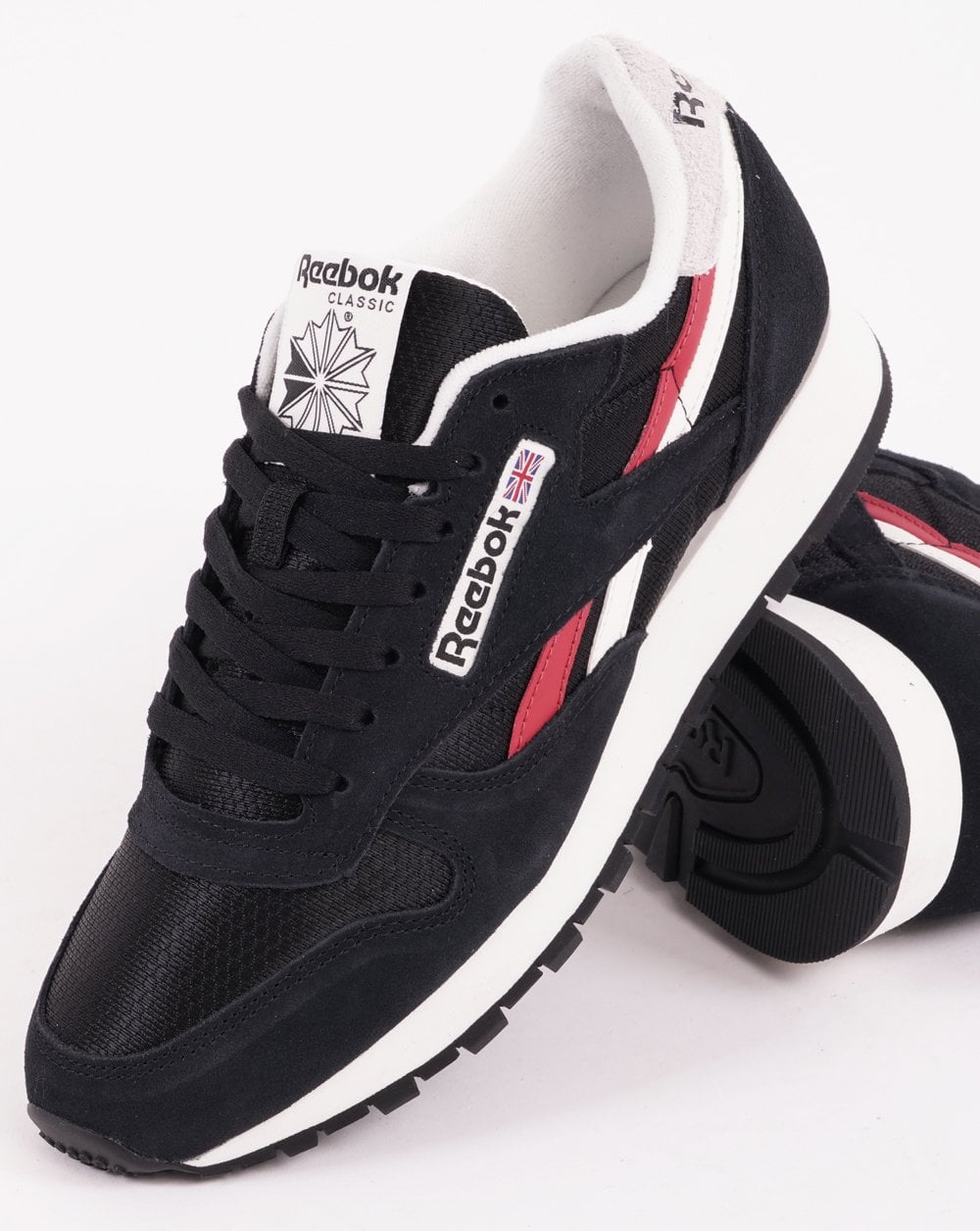 Reebok Classic Sneakers Schwarz/Kreide/Rot