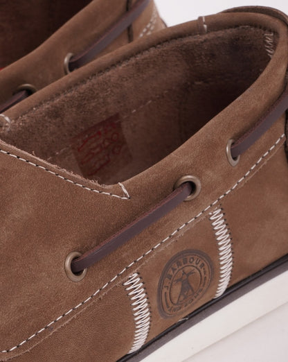 Barbour Wake Wildlederschuhe Rotbraun