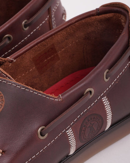 Barbour Wake Lederschuhe Mahagoni