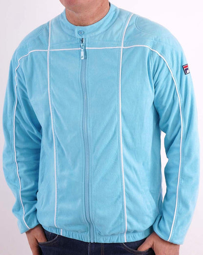 Fila Vintage Terrinda Mk3 Trainingsjacke Aqua/Weiß