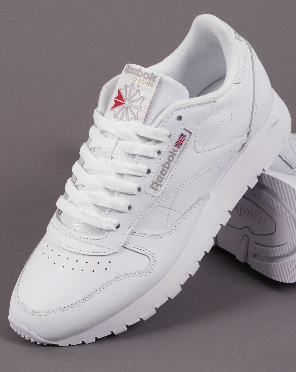 Reebok Classic Leder-Sneaker Weiß/Weiß