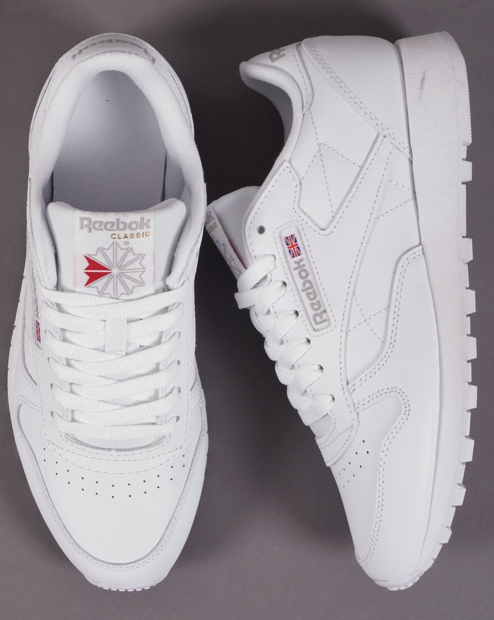 Reebok Classic Leder-Sneaker Weiß/Weiß