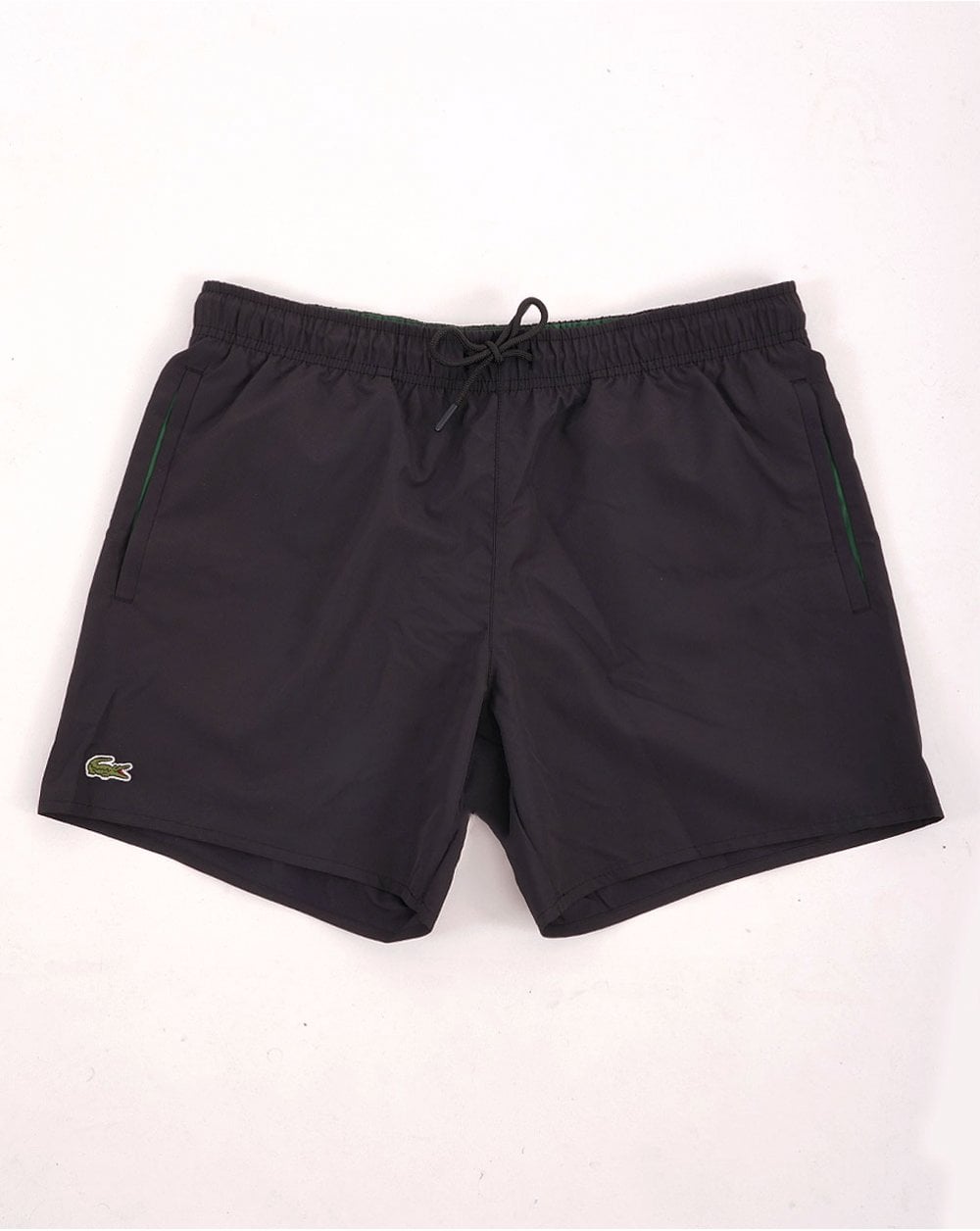 Lacoste Badeshorts Schwarz/Grün