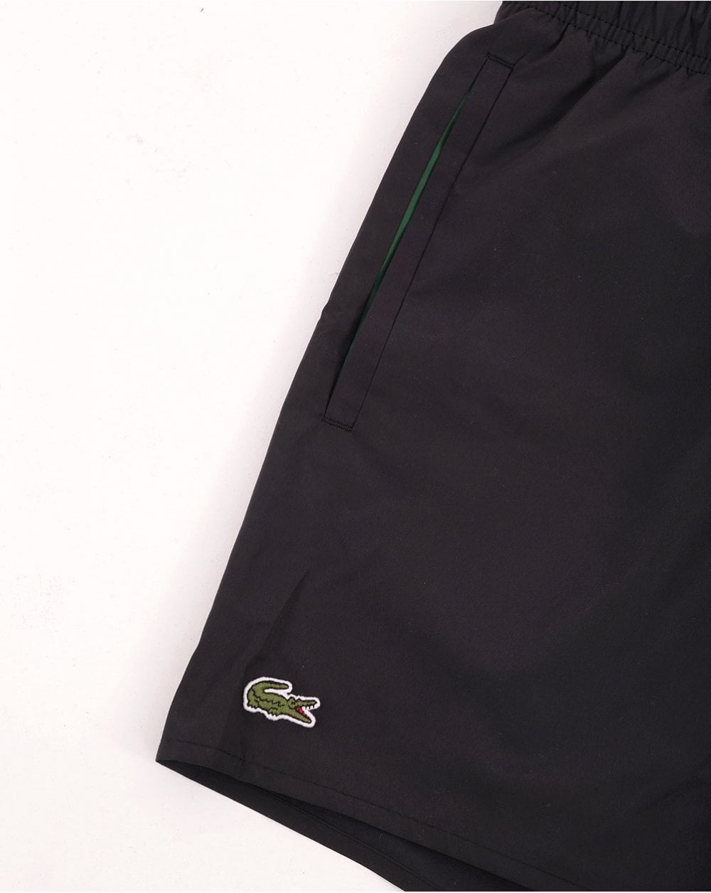 Lacoste Badeshorts Schwarz/Grün