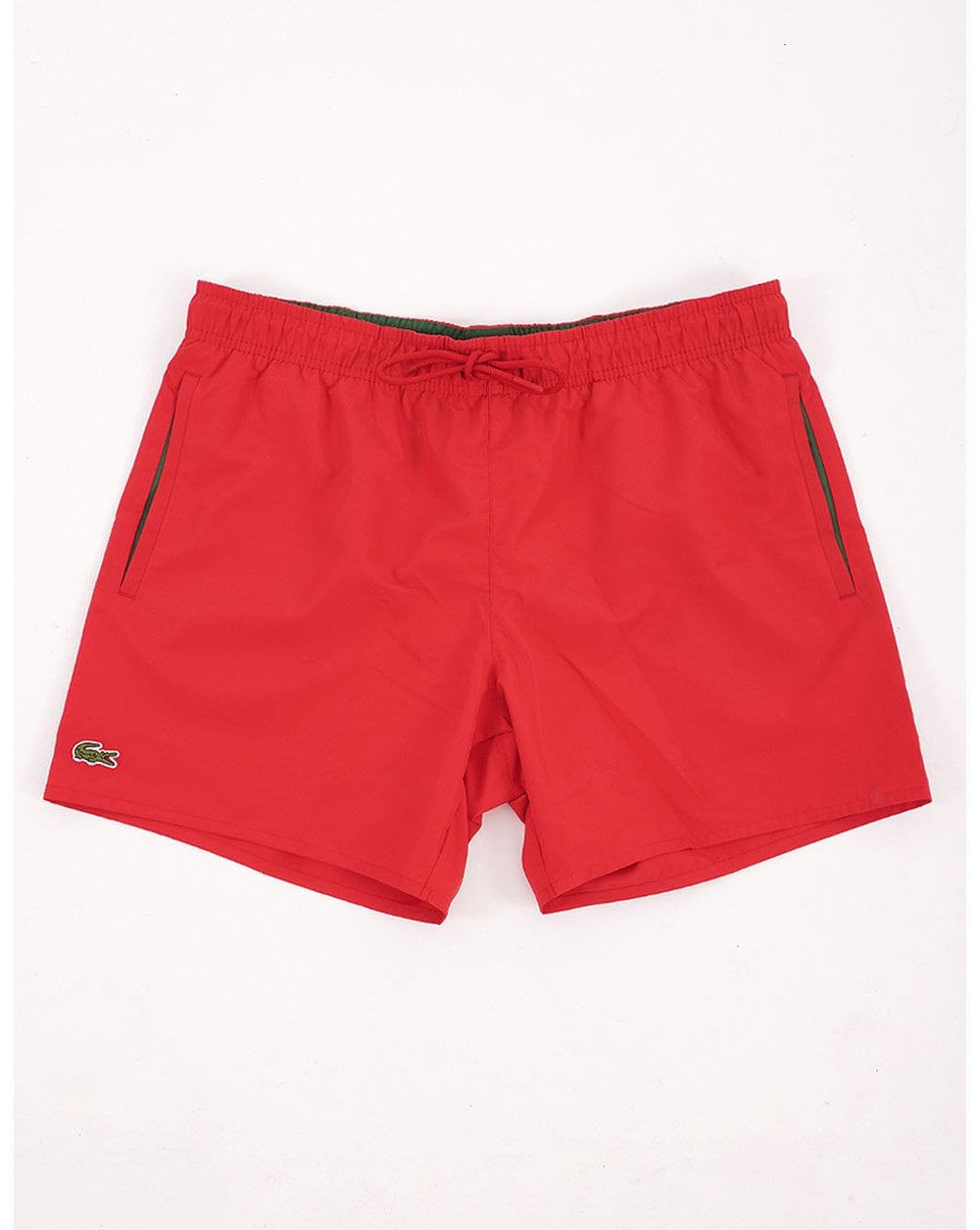 Lacoste Badeshorts Rot/Grün