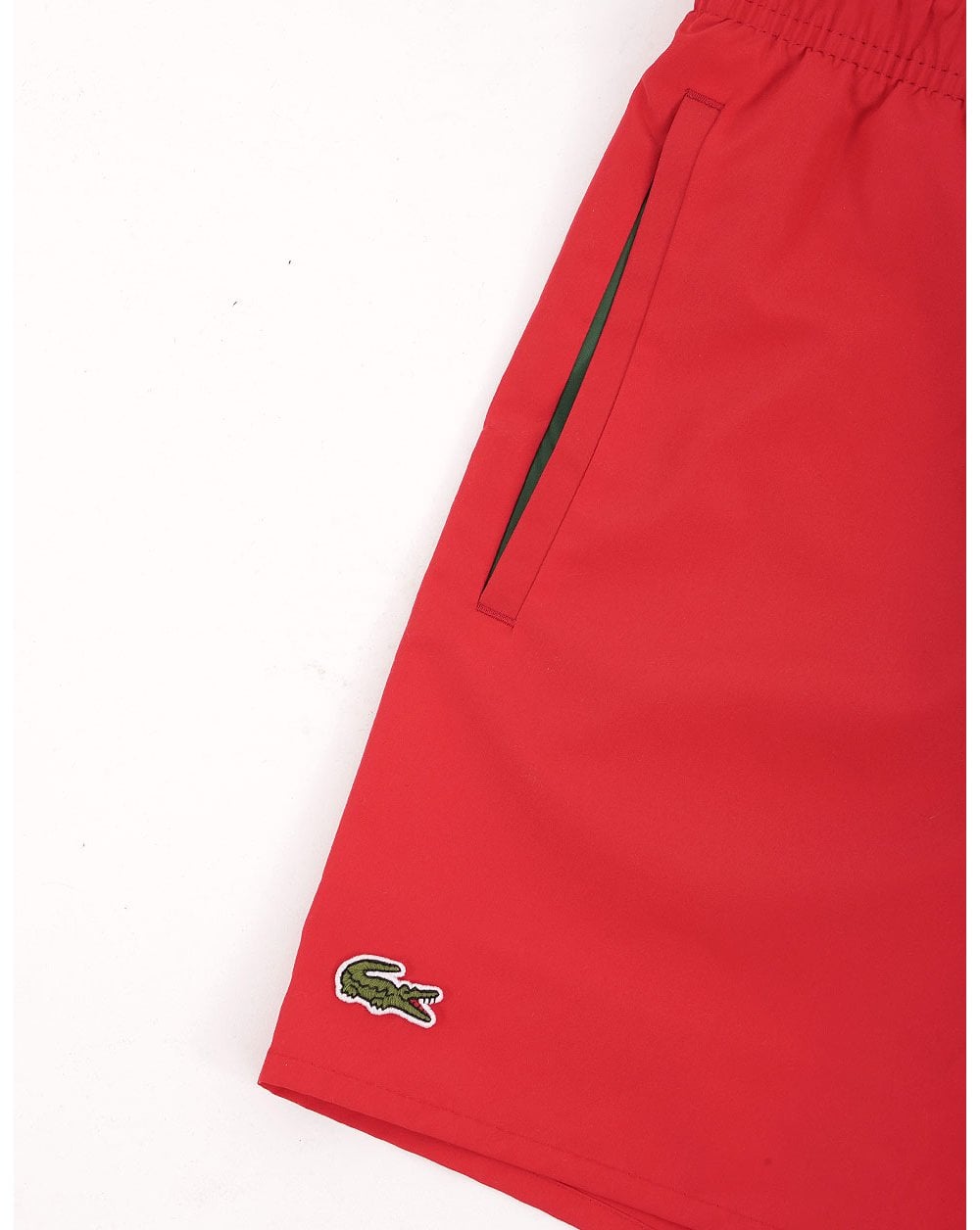 Lacoste Badeshorts Rot/Grün