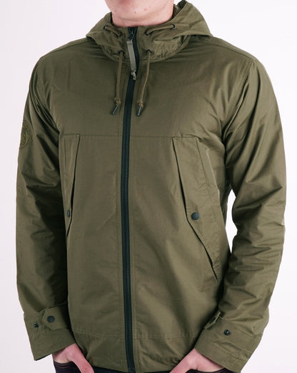 Pretty Green Ridley Jacke Khakigrün
