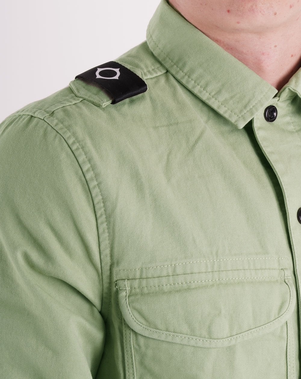 Ma.strum Zwei-Taschen-Overshirt Grün