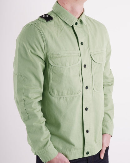 Ma.strum Zwei-Taschen-Overshirt Grün