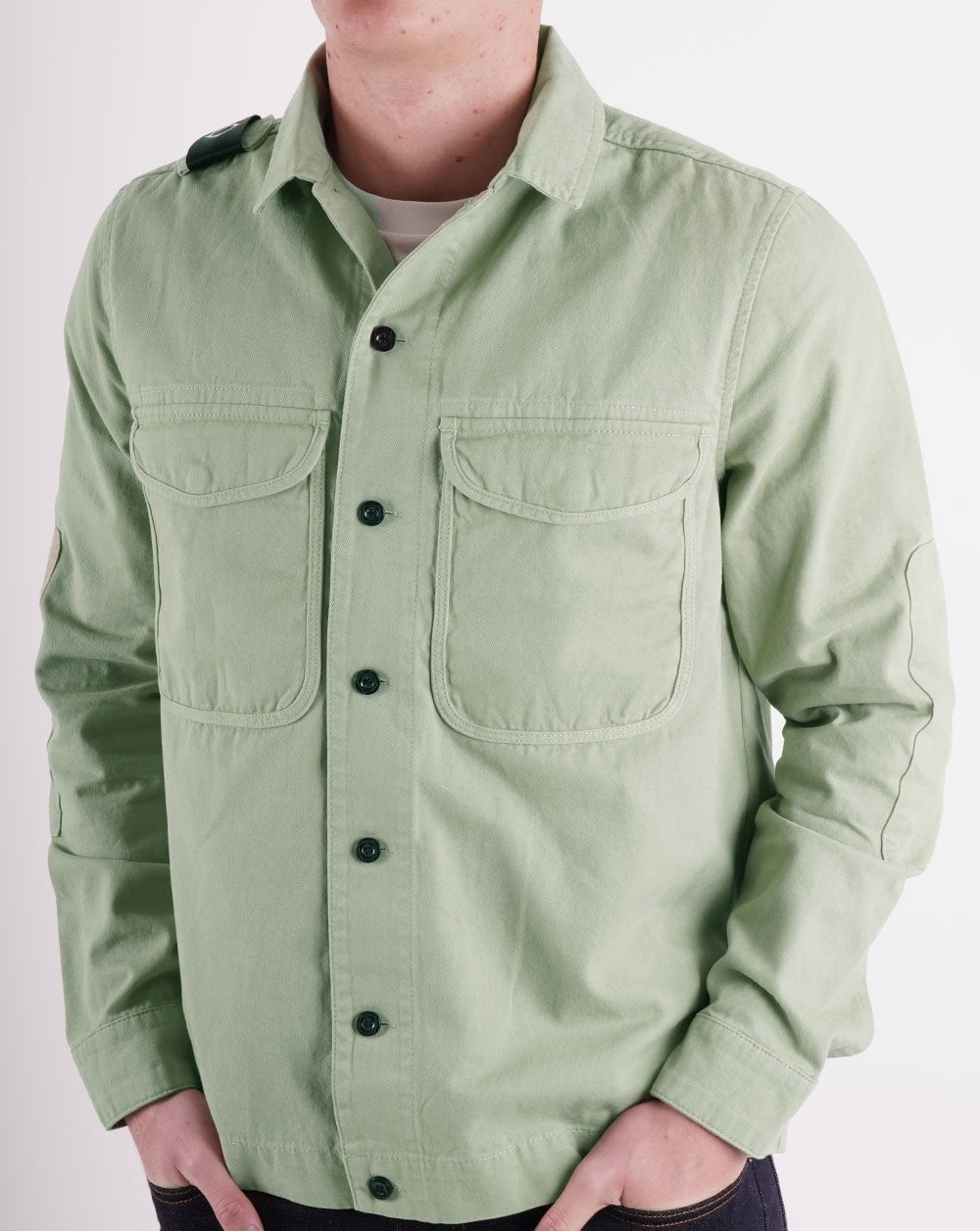 Ma.strum Zwei-Taschen-Overshirt Grün