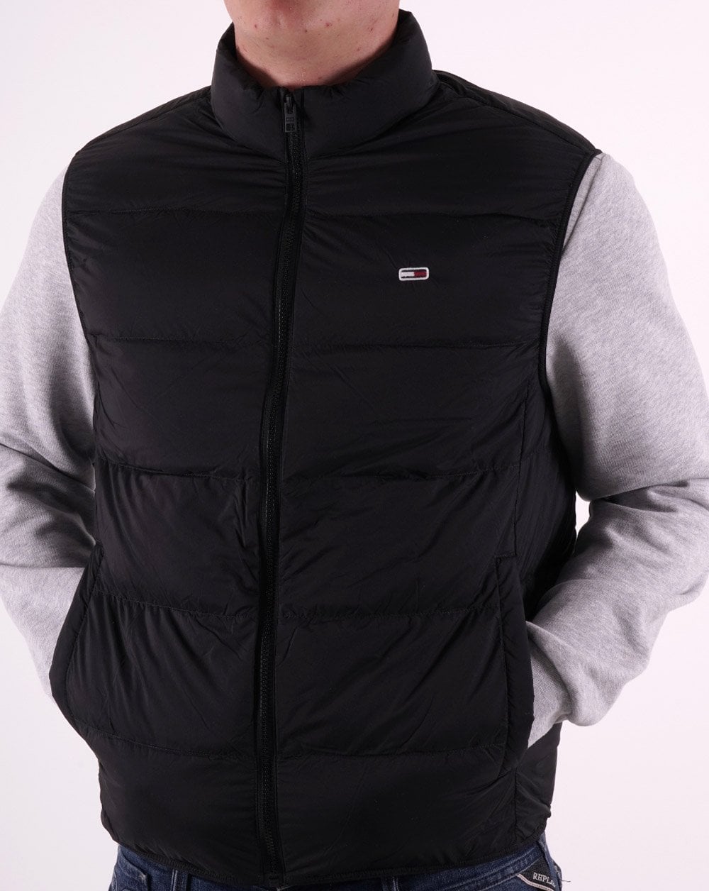 Tommy Jeans Daunenweste Schwarz