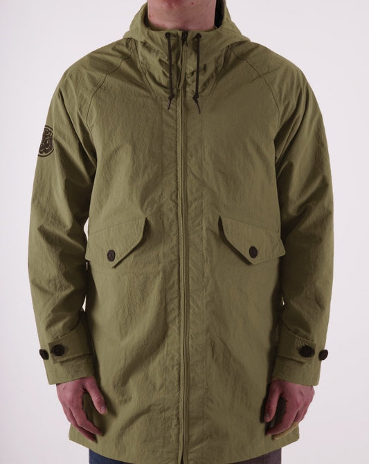Pretty Green Pretty Green Heaton Parka Khakigrün