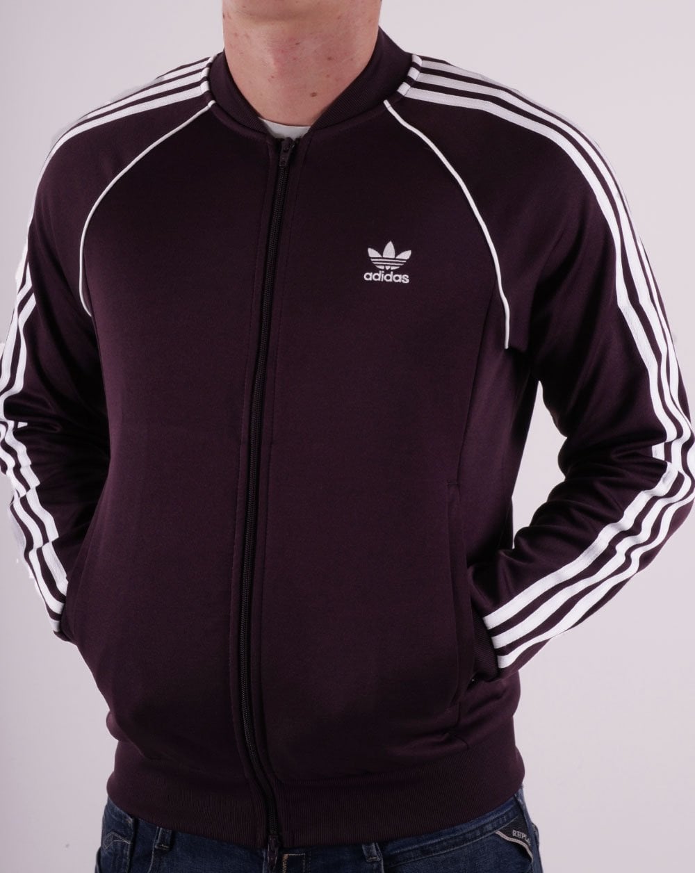 Adidas Originals Superstar Trainingsjacke Shadow Maroon
