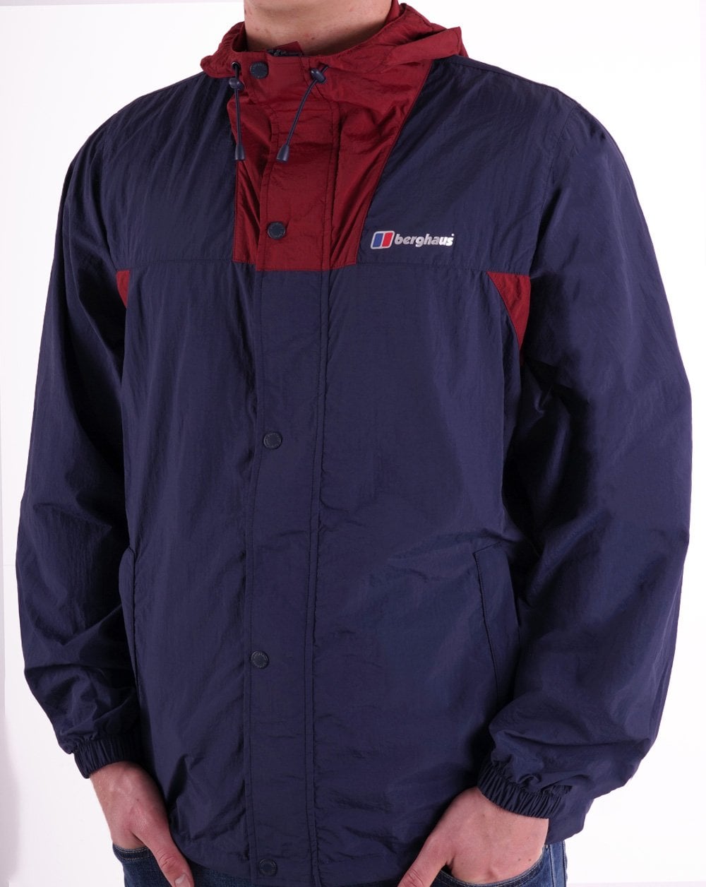 Berghaus U Urb Windbreaker Marineblau/Dunkelrot