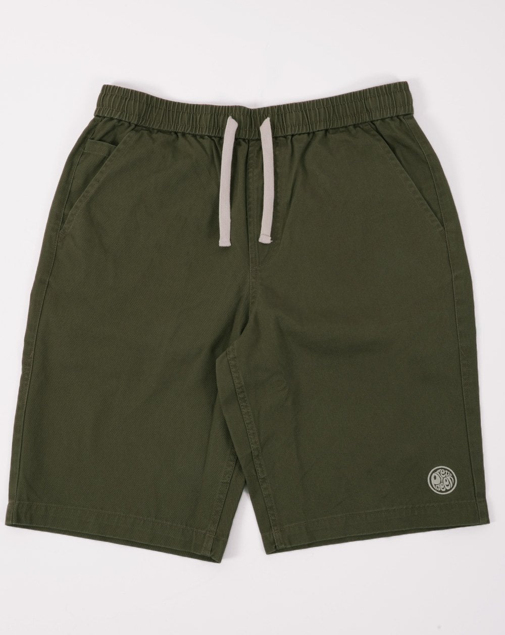 Pretty Green Casual Short Khaki Grün