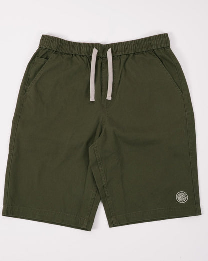 Pretty Green Casual Short Khaki Grün