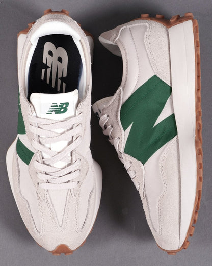 New Balance 327 Trainer Off White/Grün