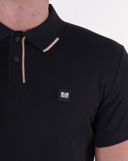 Weekend Offender Rivas Poloshirt Schwarz